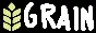 Grainware's 88x31 button. On the left there is a pixel art drawing of
      wheat. On the right there is white text that says 'GRAIN' in all caps
      overlayed on a black background.
